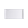 Cafe Porcelain Rectangle Tray Handled 30 x 14.5cm (11 3/4 x 5 3/4") - Pack 12