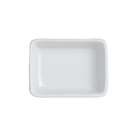 Cafe Porcelain Rectangle Tray 8.25 x 6.1cm (3 1/4 x 2 3/8") - Pack 36