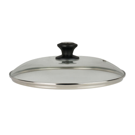 Folio Cookware Tempered Glass Lid with Silicone Rim & Knob 27.9cm (11") Fits QU003 QU004 - Pack 1