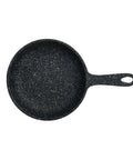 Black Round Skillet 26.7 x 16.5 x 3.5cm 44.4cl (10 1/2 x 6 1/2 x 1 3/8" 15oz) - Pack 2
