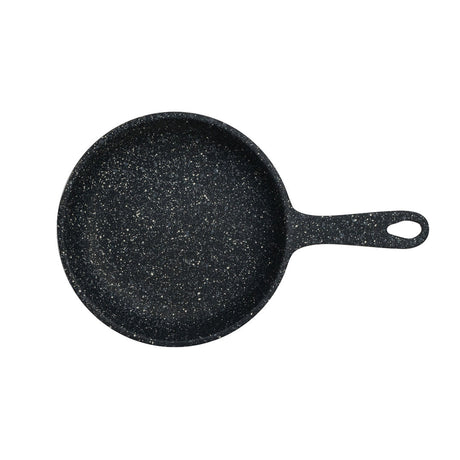 Black Round Skillet 26.7 x 16.5 x 3.5cm 44.4cl (10 1/2 x 6 1/2 x 1 3/8" 15oz) - Pack 2