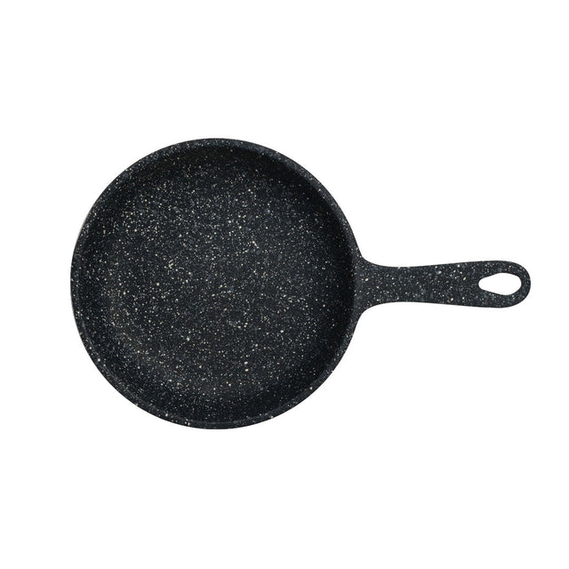 Black Round Skillet 26.7 x 16.5 x 3.5cm 44.4cl (10 1/2 x 6 1/2 x 1 3/8" 15oz) - Pack 2