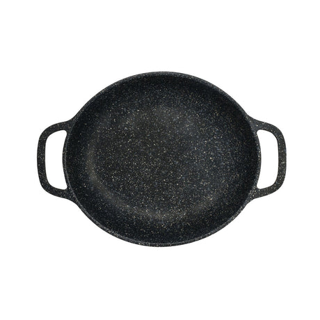 Black Oval Handled Casserole 32.4 x 22.9 x 5.4cm 165.6cl (12 3/4 x 9 x 2 1/8" 56oz) - Pack 2