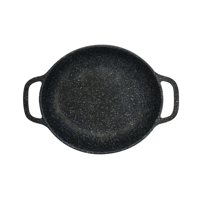 Black Oval Handled Casserole 32.4 x 22.9 x 5.4cm 165.6cl (12 3/4 x 9 x 2 1/8" 56oz) - Pack 2