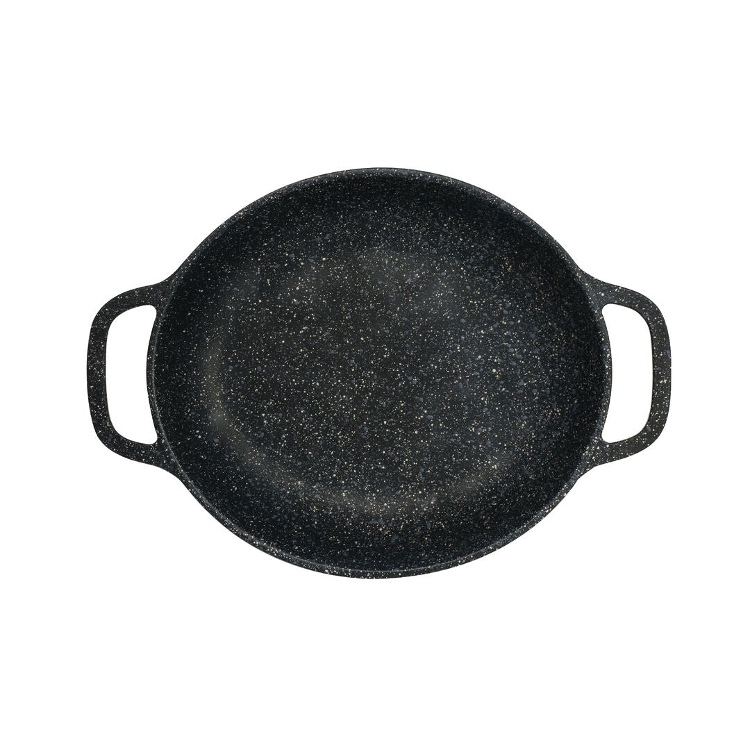 Black Oval Handled Casserole 26.7 x 18.7 x 4.5cm 85.8cl (10 1/2 x 7 3/8 x 1 3/4" 29oz) - Pack 2