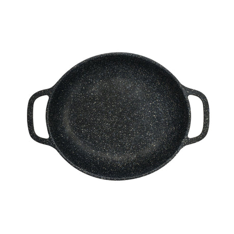 Black Oval Handled Casserole 26.7 x 18.7 x 4.5cm 85.8cl (10 1/2 x 7 3/8 x 1 3/4" 29oz) - Pack 2