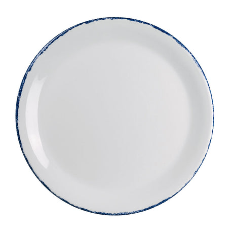 Blue Dapple Coupe Plate 25.4cm (10") - Pack 12