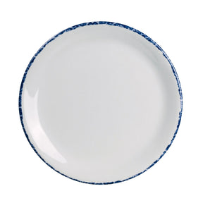 Blue Dapple Coupe Plate 15.2cm (6") - Pack 12