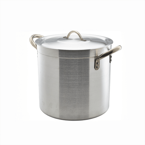 Aluminium Deep Stockpot With Lid 17Litre