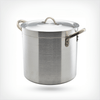 Aluminium Deep Stockpot With Lid 50Litre