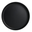 Cali Black Stack Plate 15.9 x 2.2cm (6 1/4 x 7/8") - Pack 6
