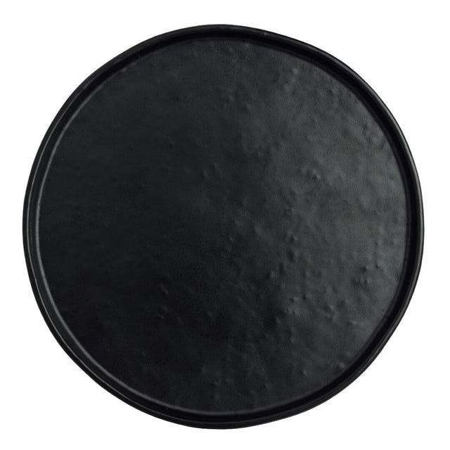 Cali Black Round Plate 21cm (8 1/4") - Pack 12