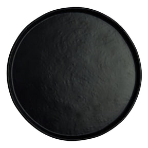 Cali Black Round Plate 27.3cm (10 3/4") - Pack 12