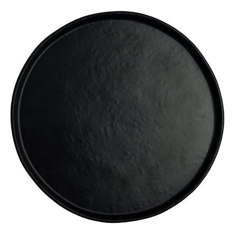 Cali Black Round Plate 27.3cm (10 3/4") - Pack 12