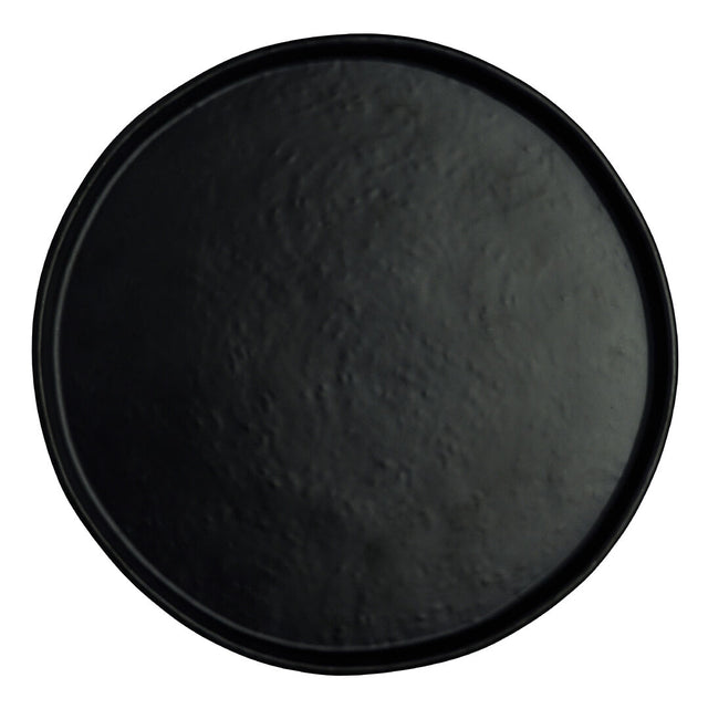 Cali Black Round Plate 27.3cm (10 3/4") - Pack 12