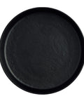 Cali Black Round Plate 20.4cm (8") - Pack 12