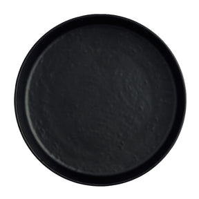Cali Black Round Plate 20.4cm (8") - Pack 12
