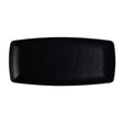 Cali Black Rectangle Plate 24.1 x 11cm  (9 1/2 x 4 1/3" ) - Pack 12