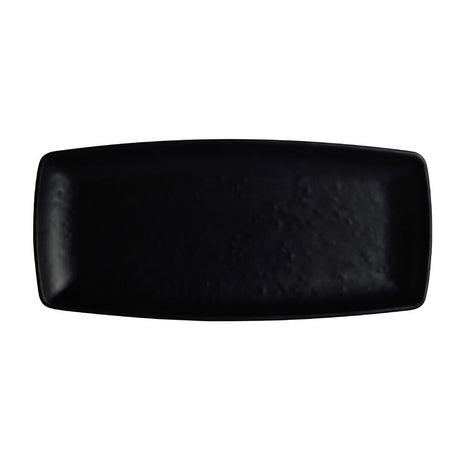 Cali Black Rectangle Plate 24.1 x 11cm  (9 1/2 x 4 1/3" ) - Pack 12
