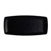 Cali Black Rectangle Plate 24.1 x 11cm  (9 1/2 x 4 1/3" ) - Pack 12