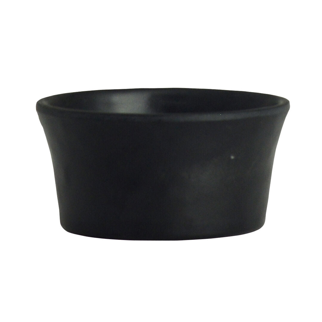 Cali Black Round Dish 5.9 x 3.2cm 4.2cl (2 1/3 x 1 1/4" 1 1/2oz) - Pack 24