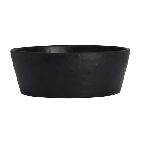 Cali Black Round Bowl 12.7 x 4.8cm 27cl (5 x 1 7/8" 9 1/2oz) - Pack 12