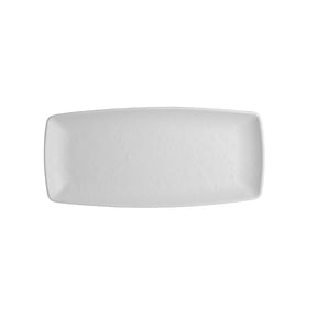 Cali White Rectangular Plate 24.1 x 11 x 2.5cm (9 1/2 x 4 1/3 x 1") - Pack 12
