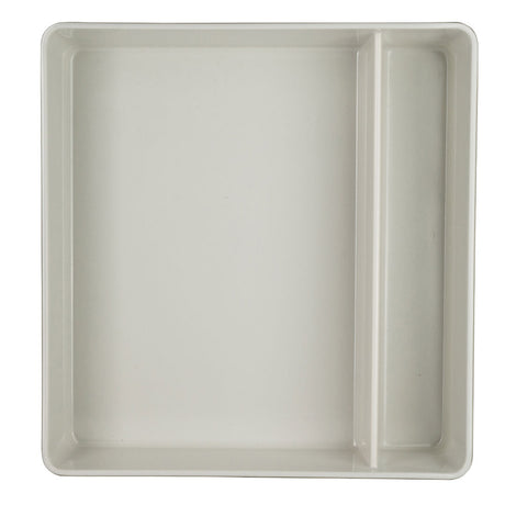 Nu Bento Grey and White Box 26.6 x 25.4 x 7.0cm (10 1/2 x 10 x 2 3/4") - Pack 6