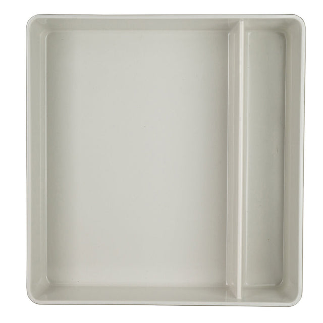 Nu Bento Grey and White Box 26.6 x 25.4 x 7.0cm (10 1/2 x 10 x 2 3/4") - Pack 6