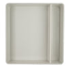Nu Bento Grey and White Box 26.6 x 25.4 x 7.0cm (10 1/2 x 10 x 2 3/4") - Pack 6