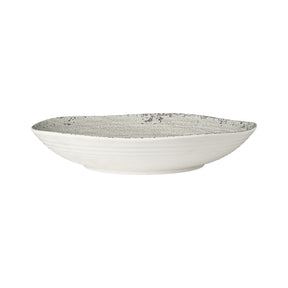 Pompeii Stone Medium Shallow Round Bowl 29.8 x 6.7cm 2.5ltr (11 3/4 x 2 5/8" 2/3qrt) - Pack 6