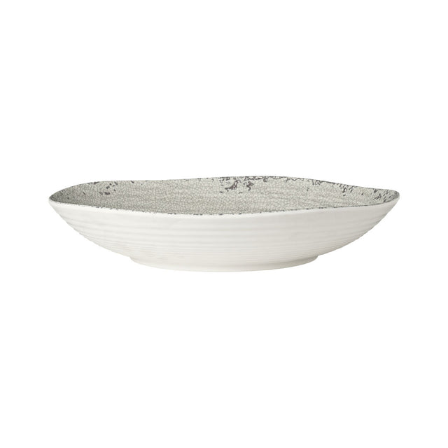 Pompeii Stone Medium Shallow Round Bowl 29.8 x 6.7cm 2.5ltr (11 3/4 x 2 5/8" 2/3qrt) - Pack 6