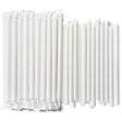 Wrapped PLA White Bubble Tea Straw - 1000pk
