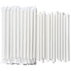 Wrapped PLA White Bubble Tea Straw - 100pk