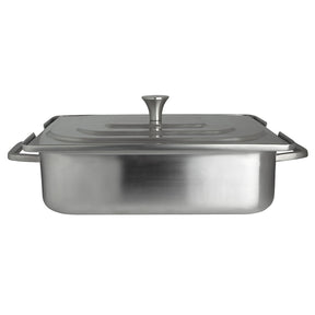 Homestyle Brushed Stainless Rectangle Chafer 41.9 x 27.3 x 16.5cm 3.8ltr (16 1/2 x 10 3/4 x 6 1/2" 4 - Pack 1