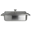 Homestyle Brushed Stainless Rectangle Chafer 41.9 x 27.3 x 16.5cm 3.8ltr (16 1/2 x 10 3/4 x 6 1/2" 4 - Pack 1