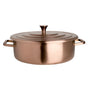 Homestyle Brushed Bronze Round Chafer 38.1 x 31.8 x 12.7cm 3.8ltr (15 x 12 1/2 x 5" 4qts) - Pack 1