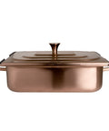 Homestyle Brushed Bronze Rectangle Chafer 41.9 x 27.3 x 16.5cm 3.8ltr (16 1/2 x 10 3/4 x 6 1/2" 4qts - Pack 1