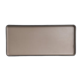 Baja Sandstone Rectangle Tray 29.2 x 13cm (11 1/2 x 5 1/8") - Pack 24