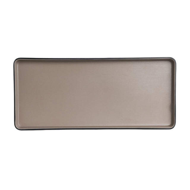 Baja Sandstone Rectangle Tray 29.2 x 13cm (11 1/2 x 5 1/8") - Pack 24