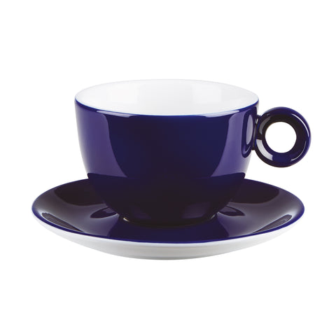 Dark Blue Bowl Shaped Cup 8oz