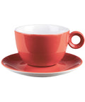 Red Bowl Shaped Cup 8oz