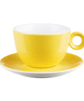 Yellow Bowl Shaped Cup 8oz