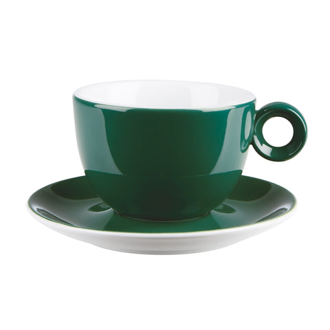 Dark Green Bowl Shaped Cup 12oz