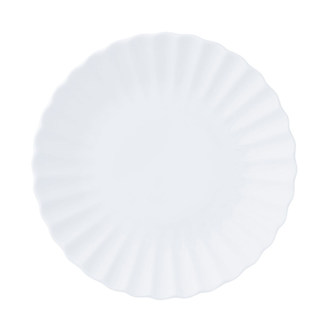 Fluted Coupe Plate 21.5cm (8 1/2") - Pack 12
