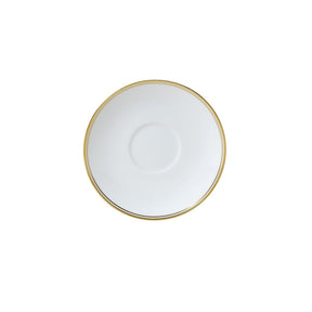 Burnished Gold Classic Tea Saucer/Soup Stand 16cm (6 1/2") - Pack 12
