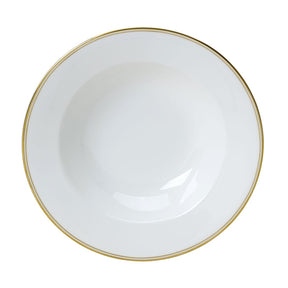 Burnished Gold Classic Large Rim Bowl 28cm 60cl (11" 21oz) - Pack 6