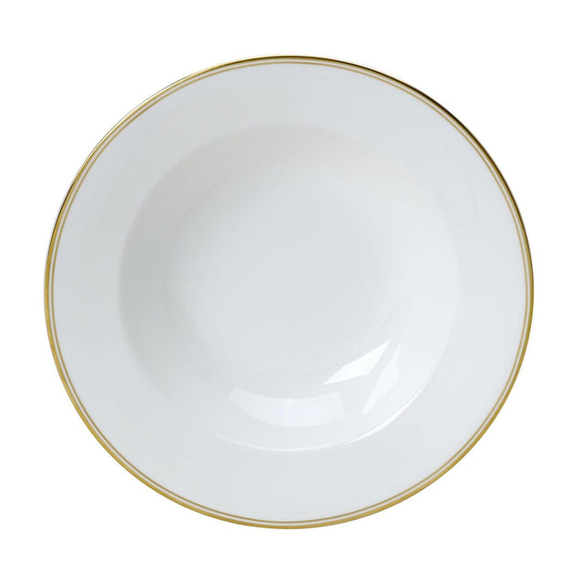 Burnished Gold Classic Large Rim Bowl 28cm 60cl (11" 21oz) - Pack 6