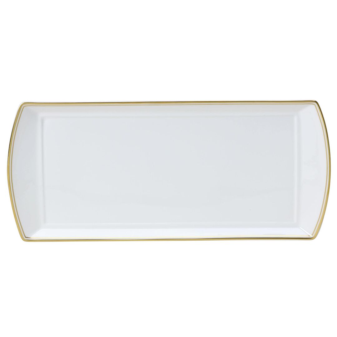 Burnished Gold Classic Large Rectangle Tray 34 x 15cm (13 1/2 x 6") - Pack 12