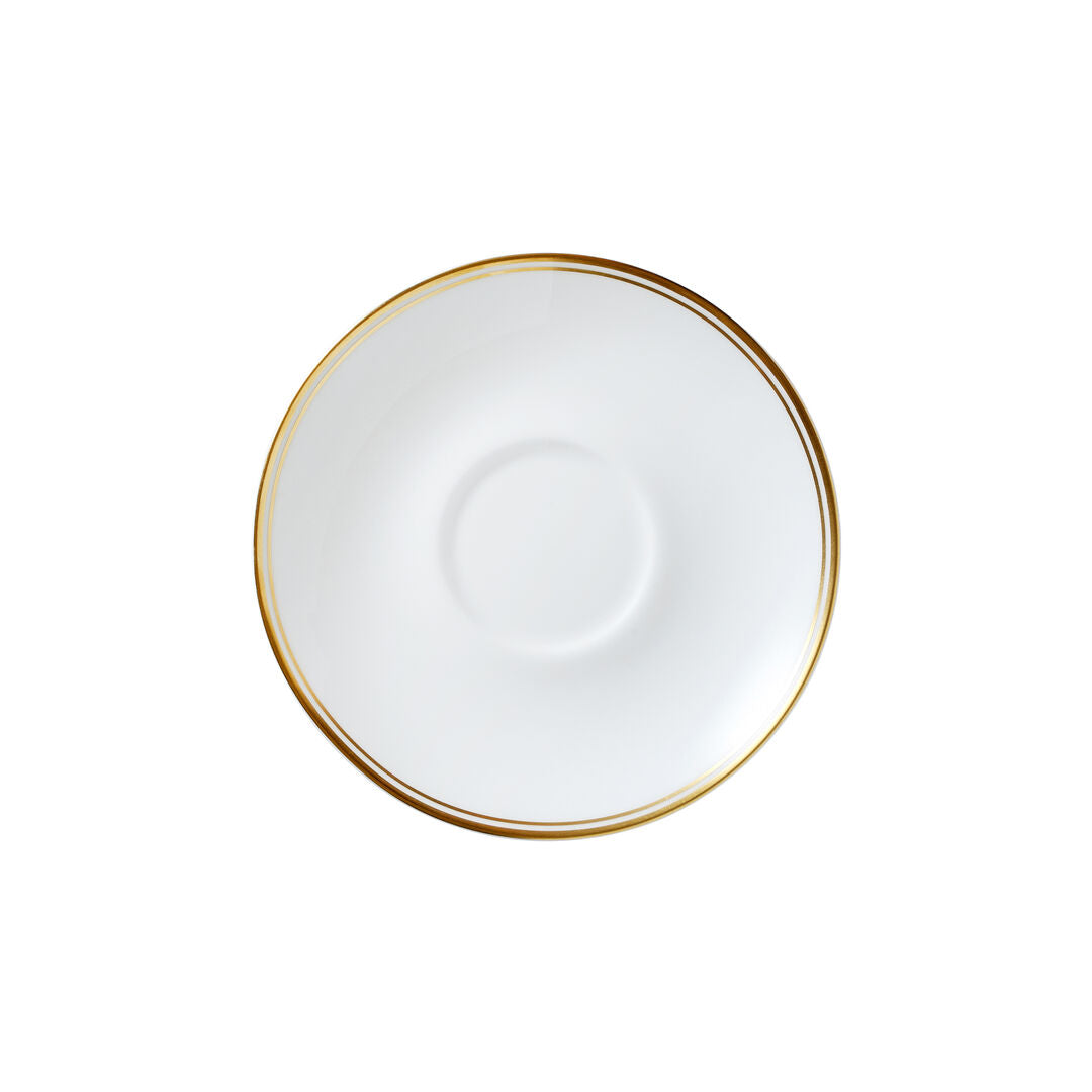 Burnished Gold Coupe Tea Saucer For One 14.5cm (5 3/4") Fits AND0411A - Pack 12